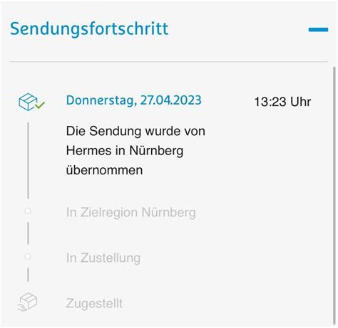 hermes sendung abgeholt